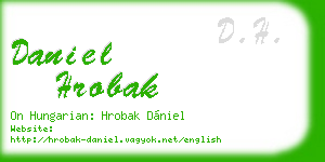 daniel hrobak business card