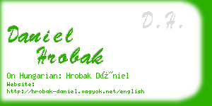 daniel hrobak business card